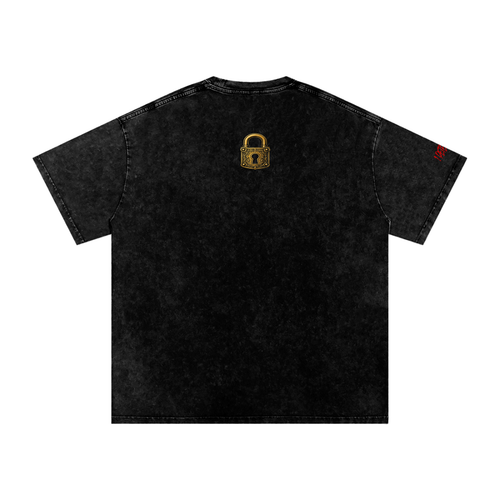 Be Vigilant or Be Prey |Snow Washed Oversized Cotton T-Shirt